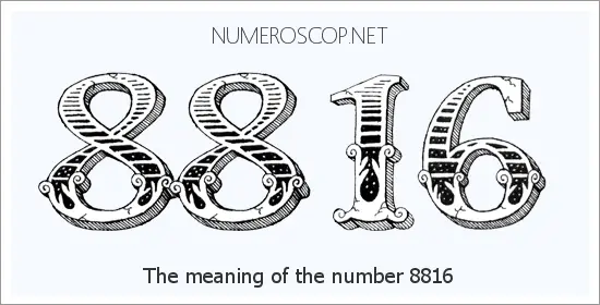Angel number 8816 meaning