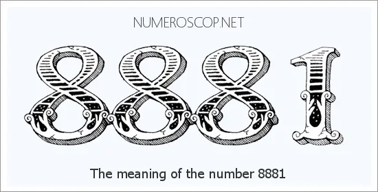 Angel number 8881 meaning