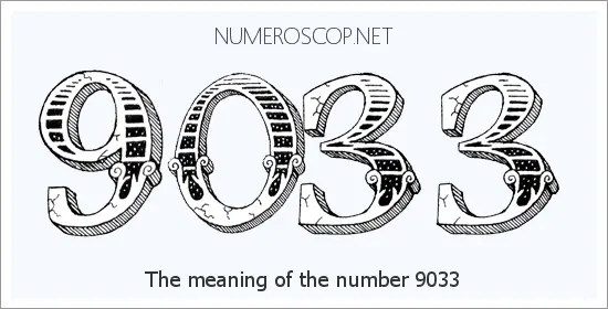 Angel number 9033 meaning