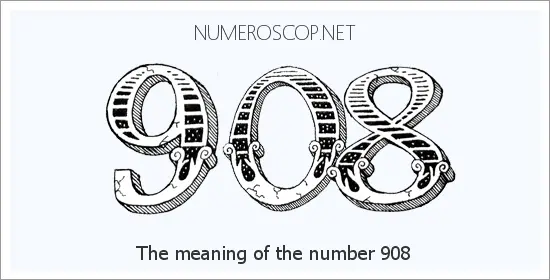 Angel number 908 meaning