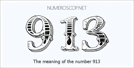 Angel number 913 meaning