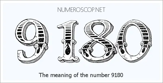 Angel number 9180 meaning