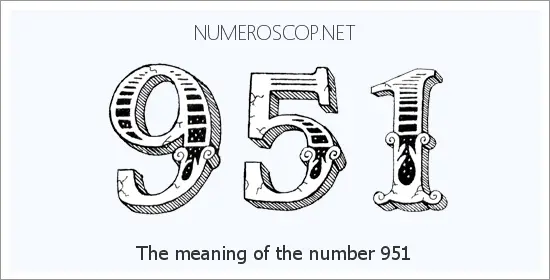 Meaning of 951 Angel Number Seeing 951 What does the number mean 
