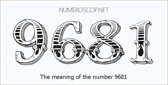 Angel number 9681 meaning
