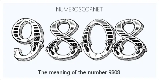 Angel number 9808 meaning