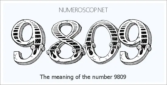 Angel number 9809 meaning