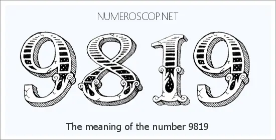 Angel number 9819 meaning