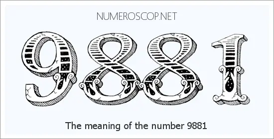 Angel number 9881 meaning
