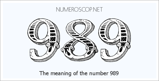Angel number 989 meaning