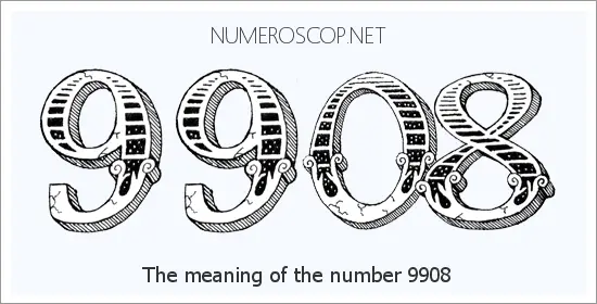 Angel number 9908 meaning