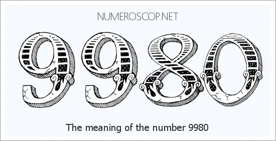 Angel number 9980 meaning